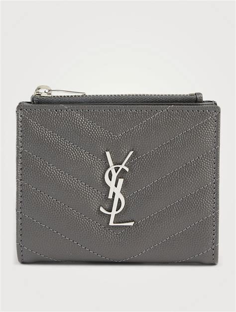 ysl zip card case|ysl zipped card case.